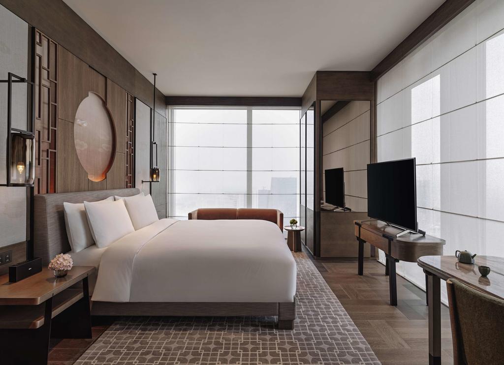 الصين تخصيص أحدث مجموعة أثاث غرفة نوم فندق اللوح الأمامي